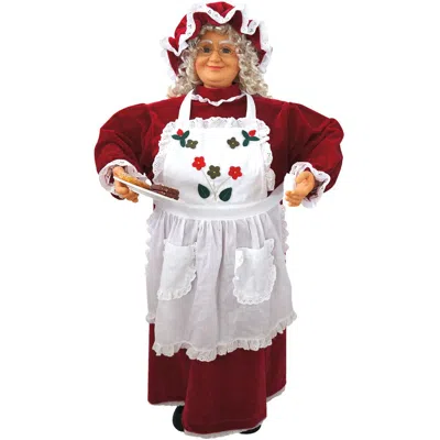 Christmas Time Ct 36" Mrs Claus In Baking Outfit (dancing/music)