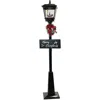 Christmas Time Ct 71" Square Street Lamp Snowy Red Car