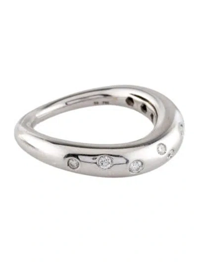 Pre-owned Christofle 18k Diamond Band In Multi