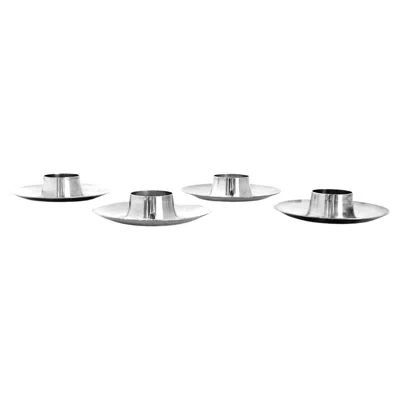 Pre-owned Christofle 1960s  France Coll Gallia Two Egg Cups Silverplate, Signed In Gray