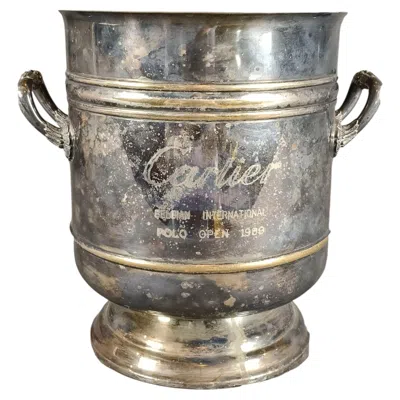 Pre-owned Christofle 1980s French  Silver Plate Sully Ice Bucket