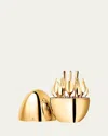 Christofle Mood 24-piece Flatware Set (six-person Setting) In Gold