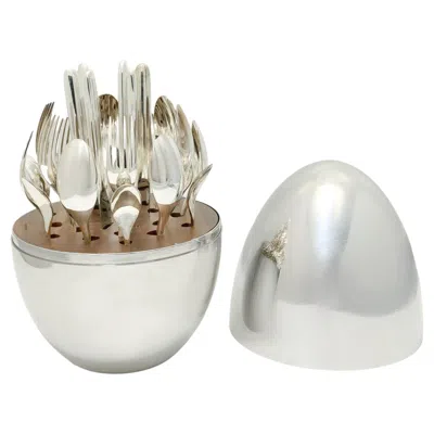 Pre-owned Christofle 24 Piece Silver Plate Mood Silverware Set In Multiple
