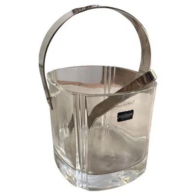 Pre-owned Christofle A 1970s Modern Arnolfo Di Cambio Ice Bucket With A Lino Sabattini Ice Tongs In Silver