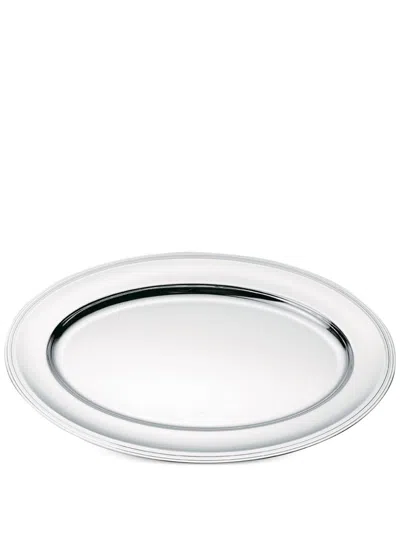 Christofle Albi Oval Platter (45cm) In Silber