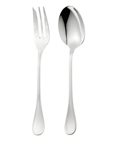 Christofle Albi Serving Pieces (set Of Two) In Silver