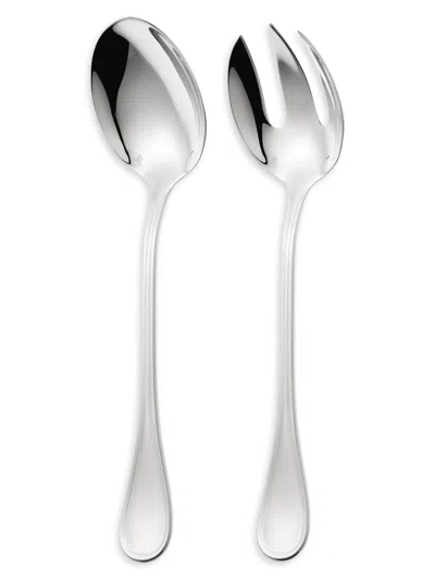 Christofle Albi Silver-plated Salad Serving Set In Gray
