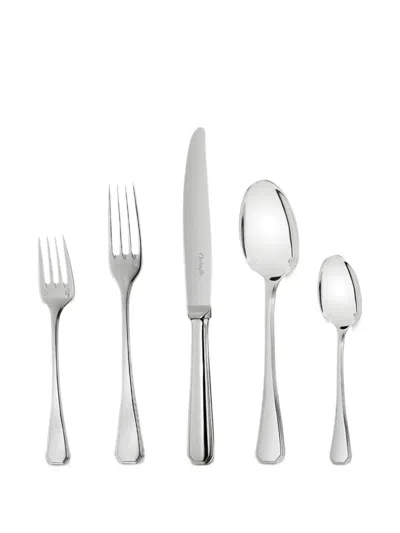 Christofle America Cutlery Set (set Of 24) In Silver