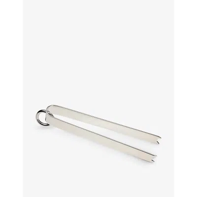 Christofle Andrée Putman Vertigo Silver-plated Ice Tongs In Metallic