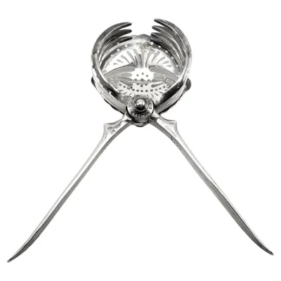 Pre-owned Christofle Antique Silver Plated Citrus Hand Press Or Lemon Squeezer