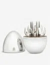 Christofle Aperitif Silver-plated Stainless Steel Cutlery Set Of 24