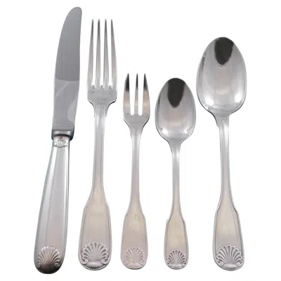 Pre-owned Christofle Arcantia Vendome  Silverplate Flatware Set 12 Service 67 Pieces Dinner