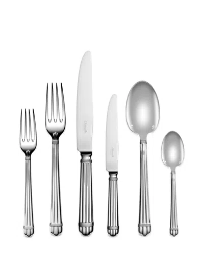 Christofle Aria Cutlery Set (set Of 110) In White