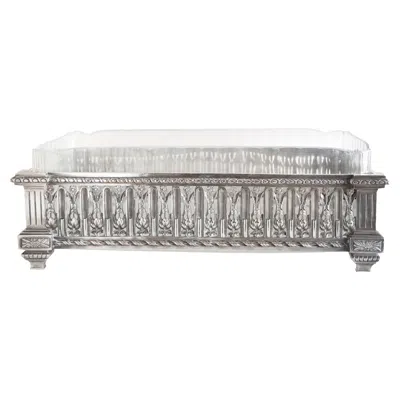 Pre-owned Christofle Centerpiece, Jugendstil, Art Nouveau, France, 1900, Sign:  N: 2364323 In Gray