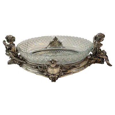 Pre-owned Christofle Centerpiece, Jugendstil, Art Nouveau, France, Sign:  In Gold