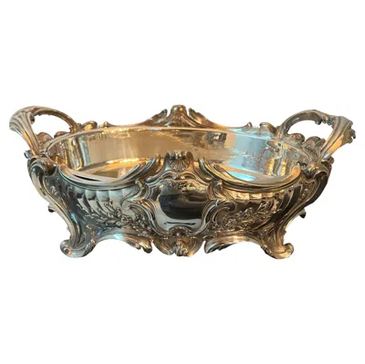 Pre-owned Christofle Centerpiece, Jugendstil, Art Nouveau, France, Sign: , Number: 1631705 In Gold
