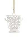 Christofle Champagne Bucket Christmas Ornament In 银色