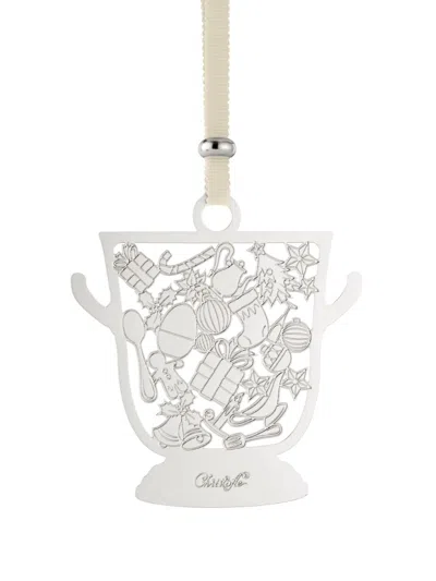 Christofle Champagne Bucket Christmas Ornament In 银色