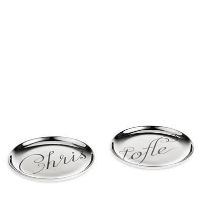 CHRISTOFLE CHRI CHRI COASTERS, SET OF 2