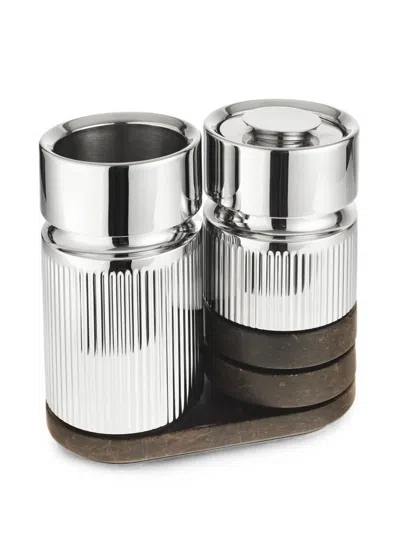 Christofle Club 30 Fluted Bar Set In Silver