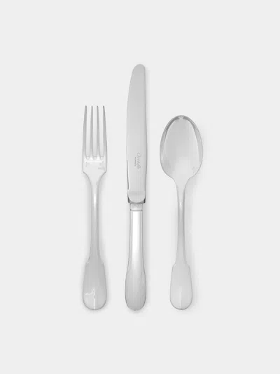 Christofle Cluny Silver-plated Cutlery In Grey