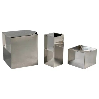Pre-owned Christofle - Coffee Tea Set Art Deco Modernist Geometrie Silver Plated