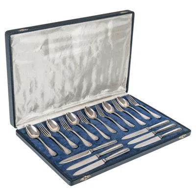 Pre-owned Christofle Dessert Service By , 19th Century, Napoleon Iii Period. In Silver
