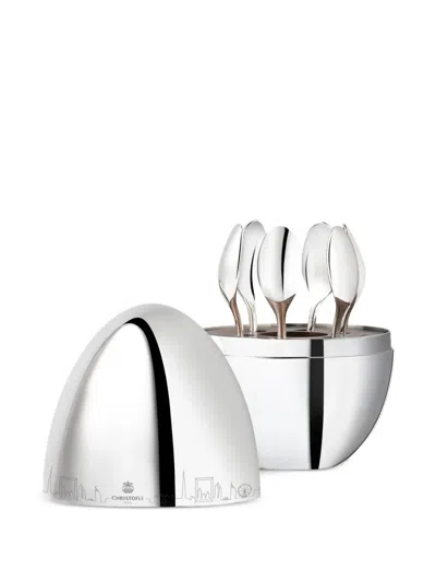 Christofle Dubai Mood Silver-plated Espresso Spoon Set