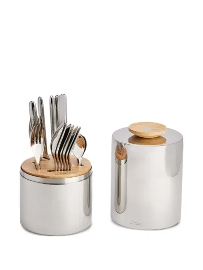 Christofle Essential Box Cutlery Set (24 Pieces) In Silver