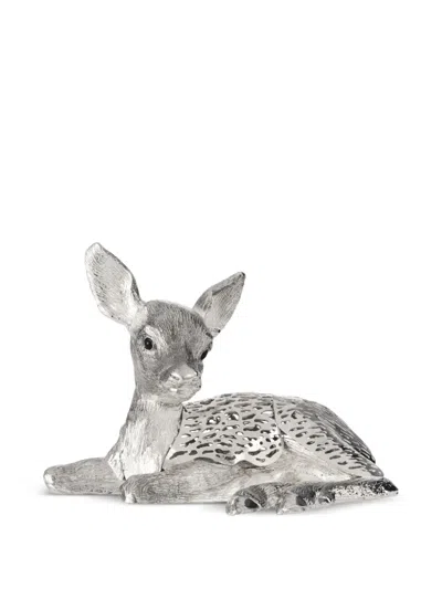 Christofle Fawn Figurine In Silver