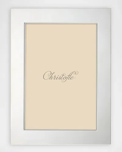 Christofle Fidelio 5" X 7" Frame In Gray