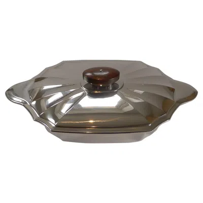 Pre-owned Christofle French Art Deco  / Gallia Covered Serving Dish, C. 1930 In Silver