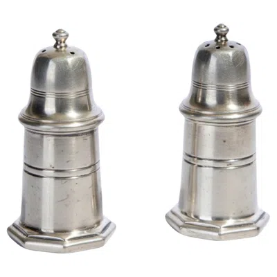 Pre-owned Christofle French Silver-plated Salt And Pepper Shakers By  In Multi