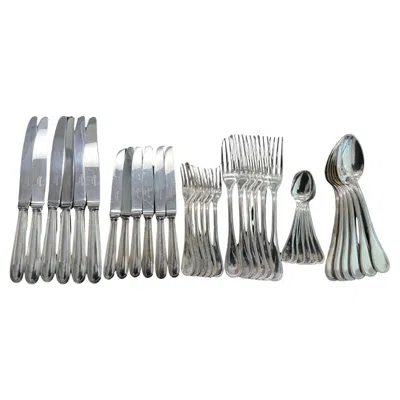Pre-owned Christofle French Sterling Silver 6 Piece Dinnerware Set In Multi
