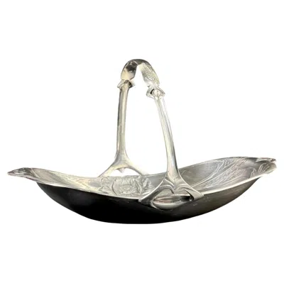 Pre-owned Christofle Gallia Art Nouveau Silver Plated Centerpiece Basket - France - 13.2in