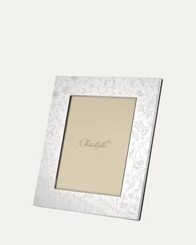 Christofle Graffiti Silver-plated Picture Frame, 5" X 7"