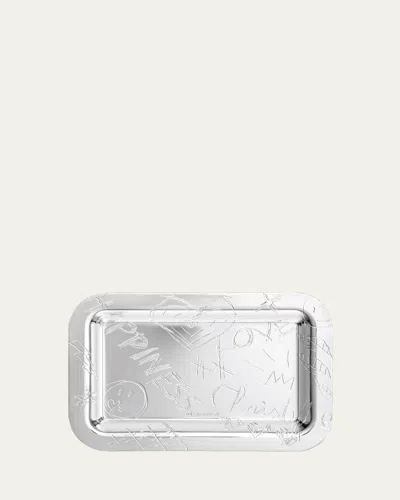 Christofle Graffiti Silver-plated Tray, 4" X 6"