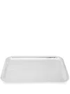 Christofle Graffiti Silver-plated Rectangular Tray In Silver