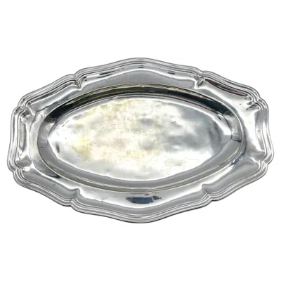 Pre-owned Christofle 'grand Hotel Paris' Silver-plated Oval Tray, Circa 1920s