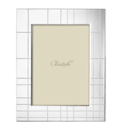 Christofle Graphik Photo Frame In Multi