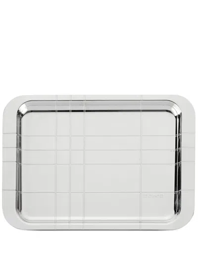 CHRISTOFLE GRAPHIK RECTANGULAR TRAY (22CM X 16CM)