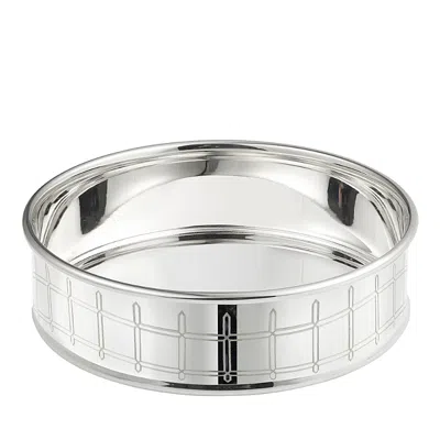 Christofle Graphik Silverplated Bottle Coaster