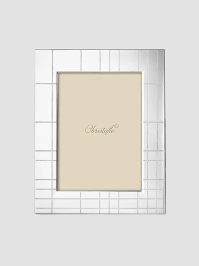Christofle Graphik Stainless Steel Frame In Silver