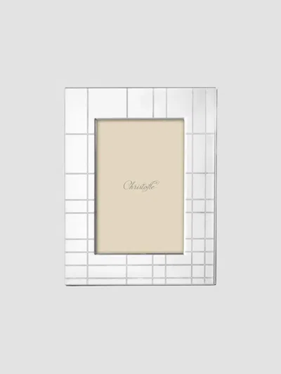 Christofle Graphik Stainless Steel Frame In Silver