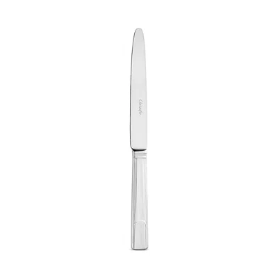 Christofle Hudson Stainless Steel Dessert Knife In Silver