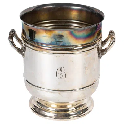 Pre-owned Christofle Ice Bucket, Silver-plated Metal, Maison , Circa 1900.