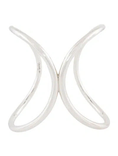 Pre-owned Christofle 'idole De ' Cuff Bracelet, 6" In Multi