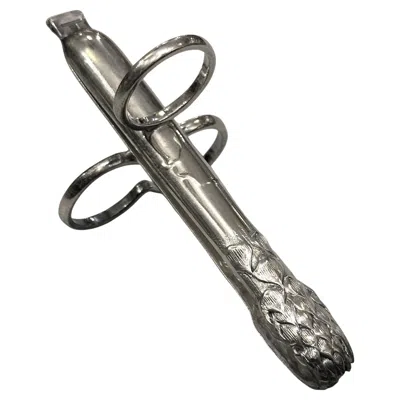 Pre-owned Christofle Individual Asparagus Tongs  Silver-plated