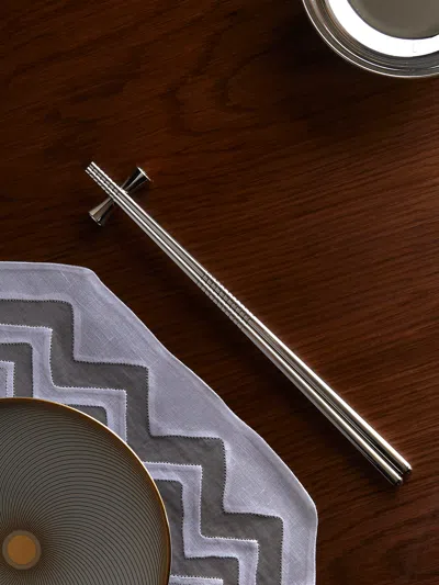 Christofle Infini Silver-plated Asian Chopsticks In Multi