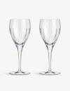 Christofle Iriana White Wine Water Glasses Set Of Two